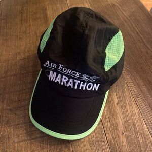 Air Force Marathon Leslie Jordan Adjustable Cap Hat Black One Size OS Adult